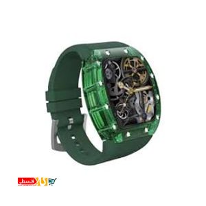 ساعت هوشمند گرین لاین مدل Carlos Santos رنگ سبز +شارژر