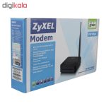 مودم روتر ADSL 2 Plus بی سیم زایکسل مدل DEL1201-T10A/B