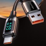 کابل تبدیل USB به USB-C یوسمز مدل US-SJ544-66W طول 1.2 متر