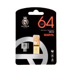 فلش مموری کوئین تک مدل MARVEL C-PLUS ظرفیت 64 گیگابایت به همراه  مبدل USB-TYPE C