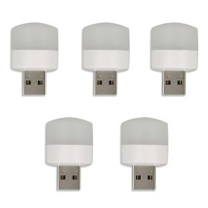 چراغ قوه مدل USB بسته 5 عددی