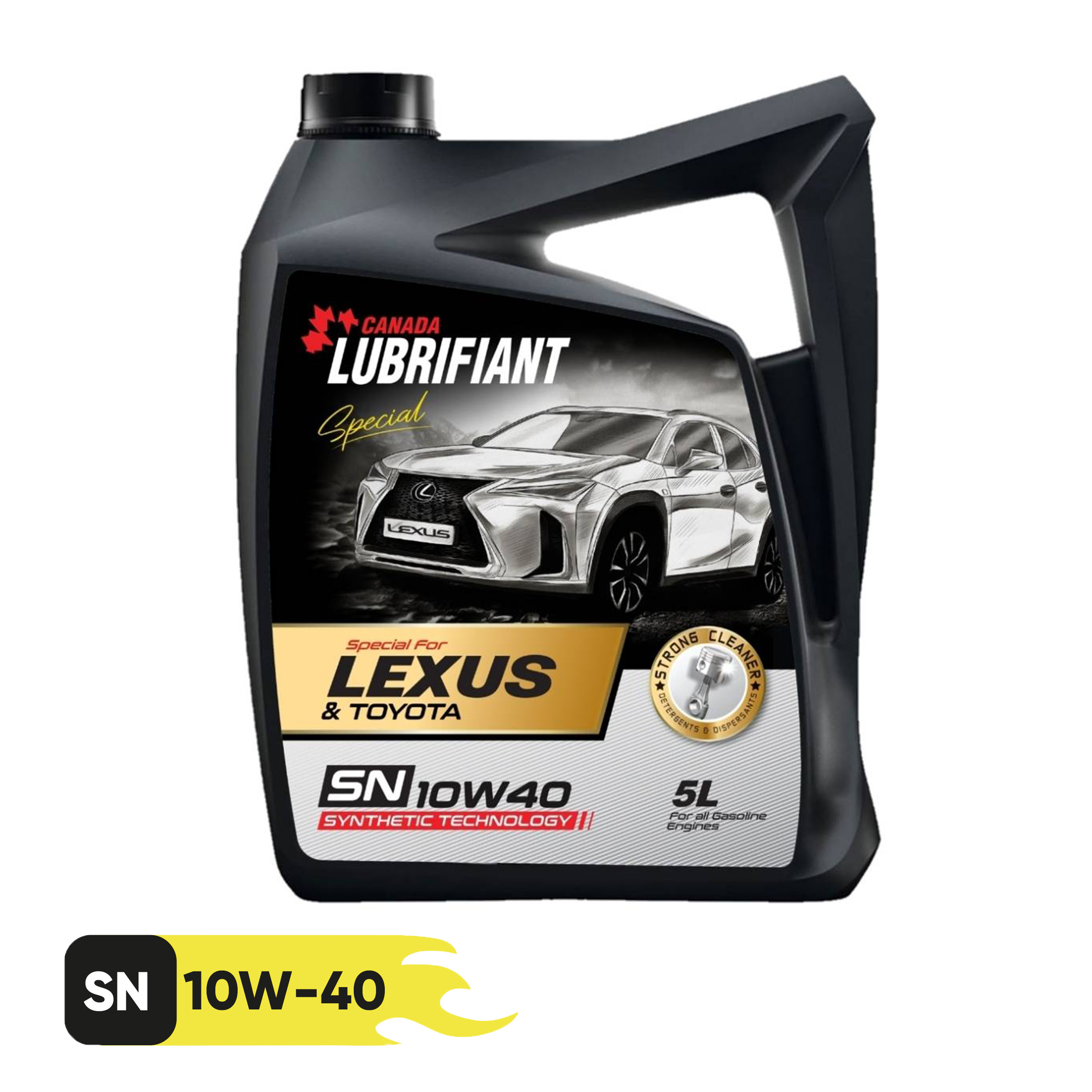 روغن موتور کانادا لوبریفنت مدل اسپیشیال 10W40 SN TOYOTA & LEXUS حجم 5 لیتر