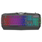 کیبورد گیمینگ هیسکا مدل HX-KEG400 RGB، سوییچ ممبران، Full-Size نورپردازی RGB