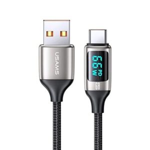 کابل تبدیل USB به USB-C یوسمز مدل US-SJ544-66W طول 1.2 متر