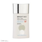 فلوئید ضد آفتاب بدون رنگ برایت مکس SPF50 مدل Hydra-Bright محافظ UVA ،UVB، روشن‌کننده، مناسب انواع پوست حجم 50 میلی‌لیتر