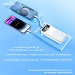 پاوربانک ریمکس مدل Fast Charge 22.5W Cabled ظرفیت 20000 میلی آمپر ساعت