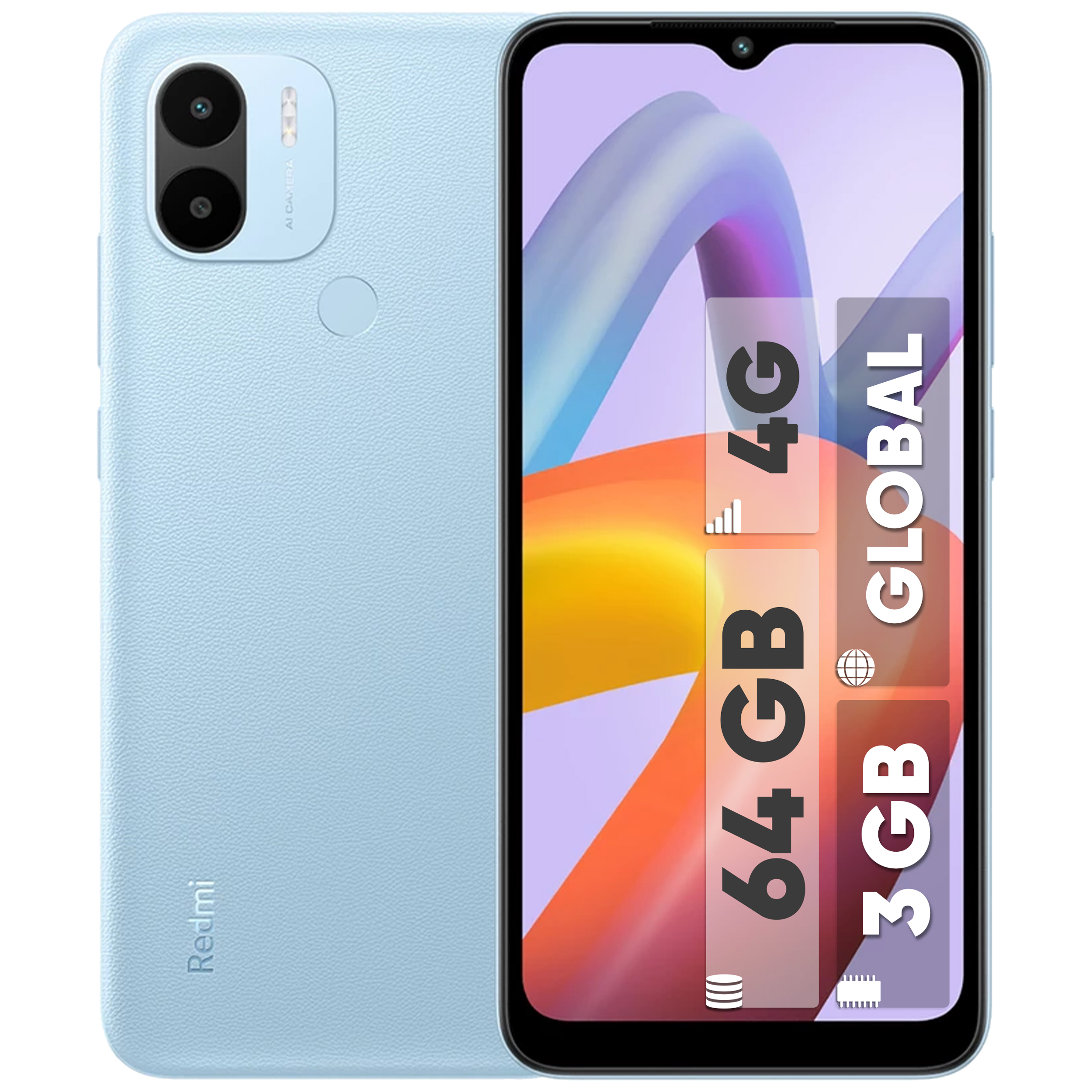 گوشی موبایل شیائومی مدل Redmi A2 Plus دو سیم کارت ظرفیت 64 گیگابایت و رم 3 گیگابایت - گلوبال