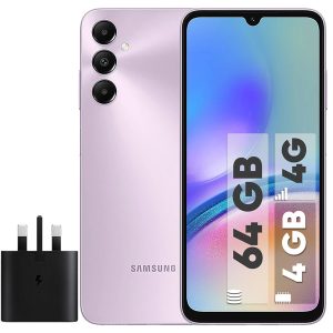 گوشی موبایل سامسونگ مدل Galaxy A05s دو سیم کارت ظرفیت 64 گیگابایت و رم 4 گیگابایت به همراه شارژر سامسونگ