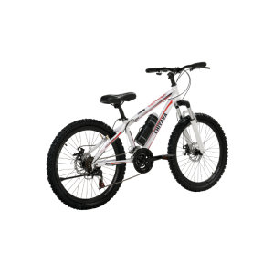 دوچرخه چیاوا مدل آکو دنده‌ای ۲۱ سرعته با ترمز دیسکی و دوشاخ کمک دار سایز 24