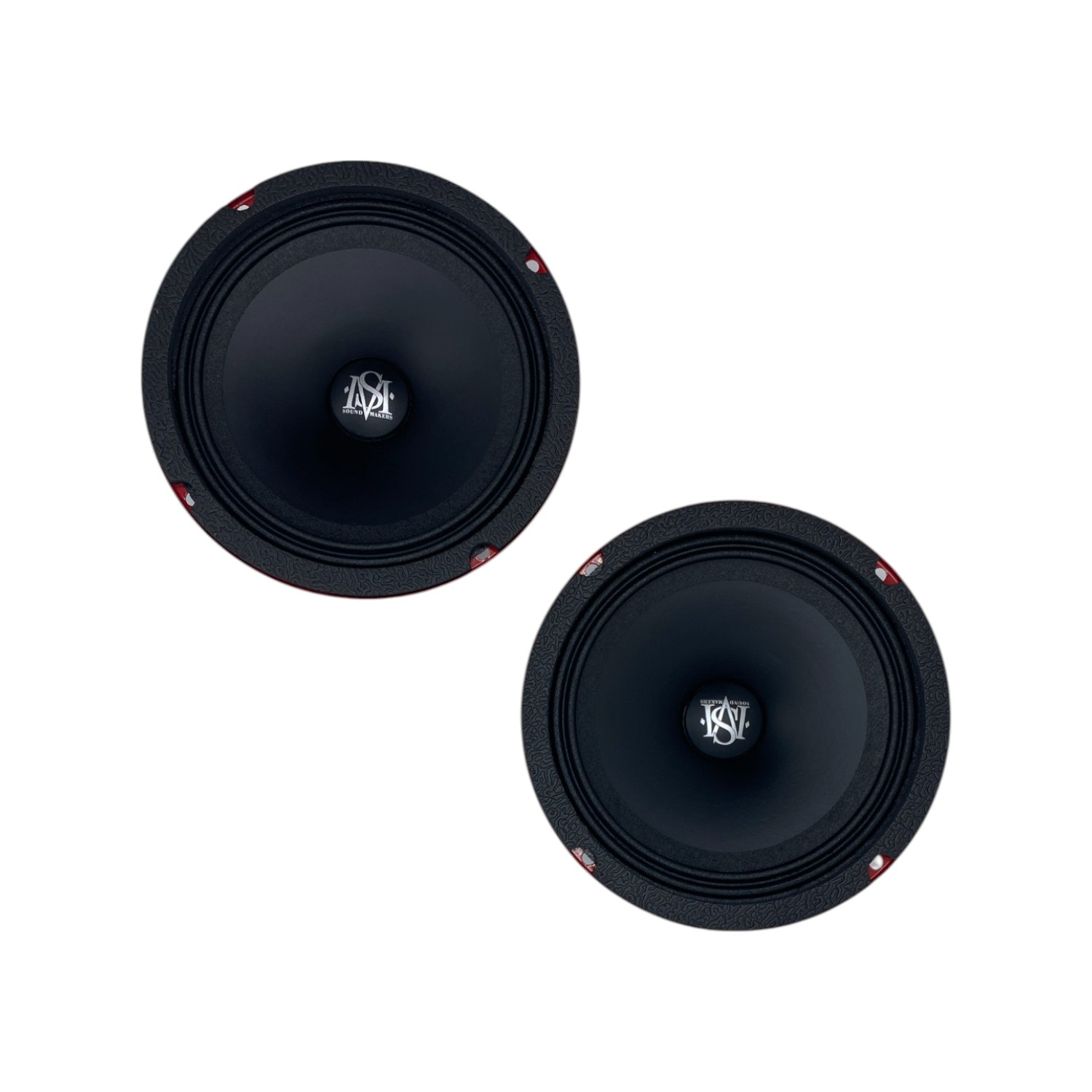 میدرنج درب جلو راست خودرو ساند میکر مدل SM-6604 سایز 6.5 اینچ بسته 2 عددی