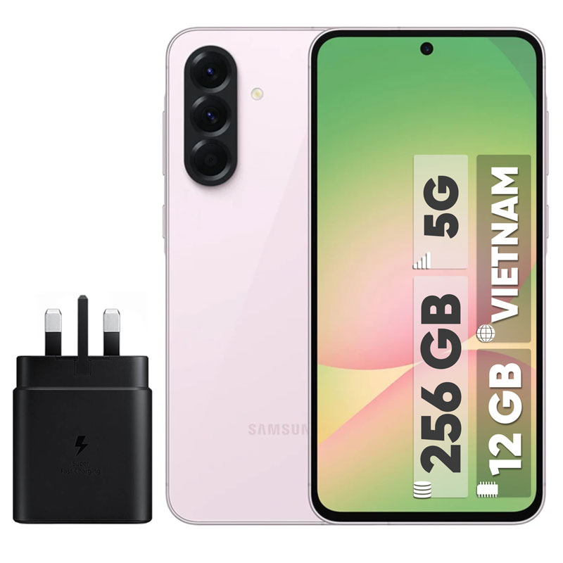 گوشی موبایل سامسونگ مدل Galaxy A56 دو سیم کارت ظرفیت 256 گیگابایت و رم 12 گیگابایت - ویتنام - به همراه شارژر 45 وات سامسونگ
