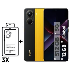 گوشی موبایل شیائومی مدل Poco X7 Pro دو سیم کارت ظرفیت 512 گیگابایت و رم 12 گیگابایت - گلوبال - به همراه سه عدد قاب