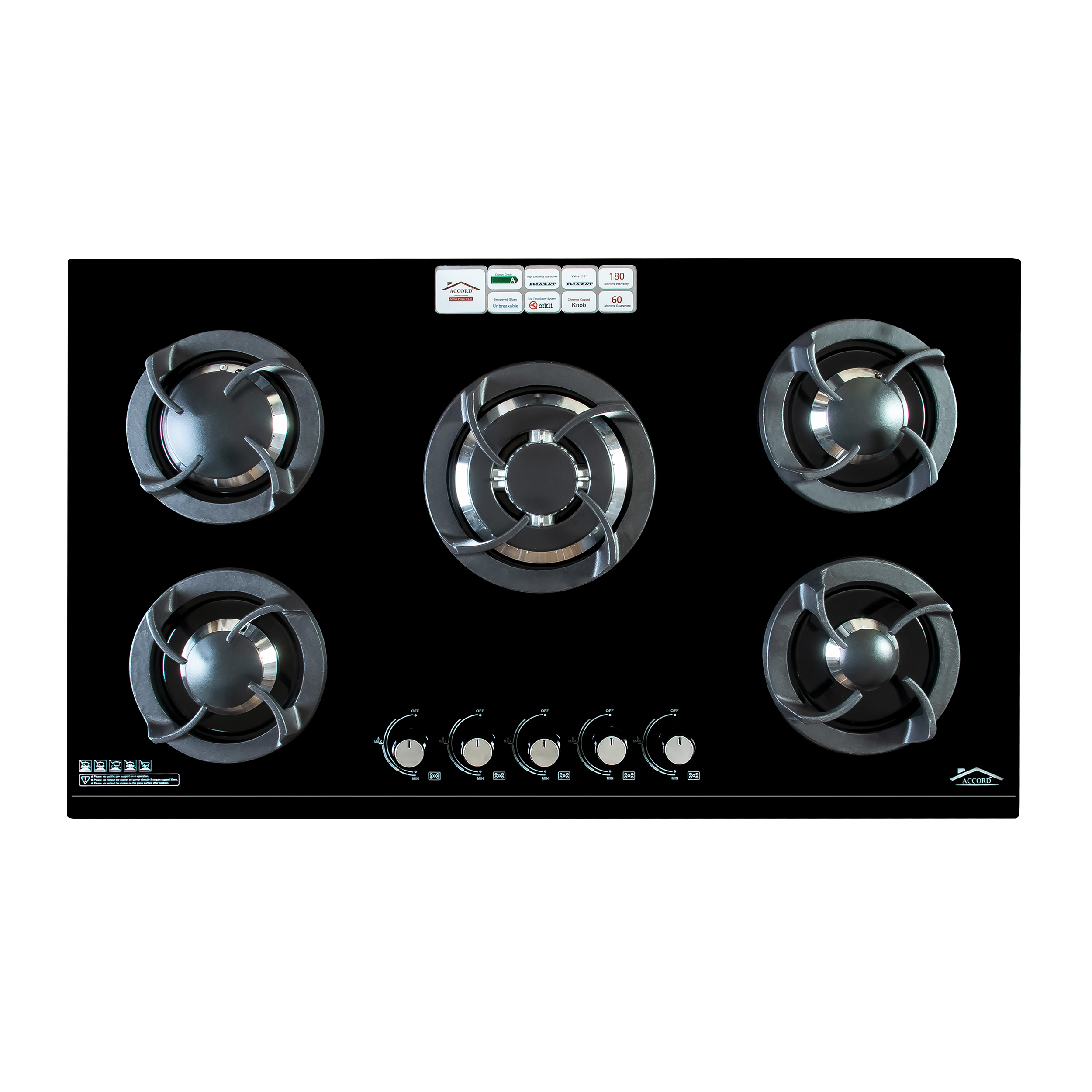 اجاق گاز 5 شعله آکورد مدل 5005