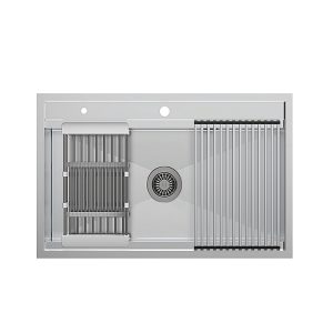 سینک ظرفشویی زرتوس مدل ZS8010 توکار