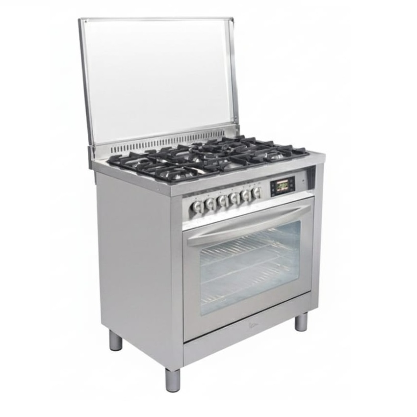 اجاق گاز فر دار پنج شعله اخوان مدل M12-EDTR