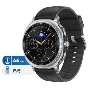 ساعت هوشمند 46 میلیمتری سامسونگ مدل Galaxy Watch 8 Classic با بند چرمی