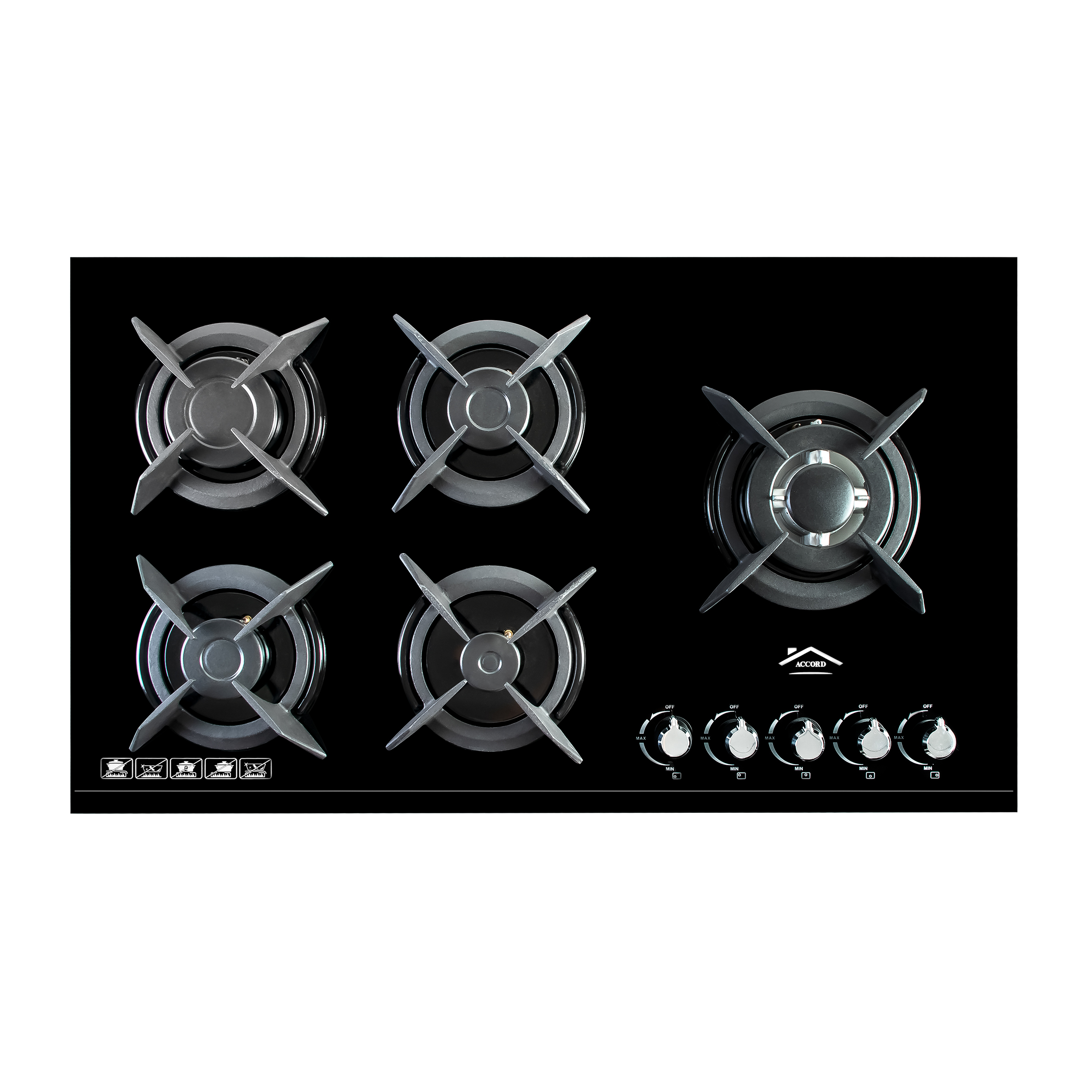 اجاق گاز 5 شعله آکورد مدل 5008