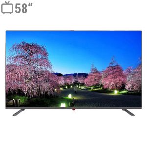 تلویزیون 58 اینچ ال ای دی هوشمند جی وی سی مدل LT58N100