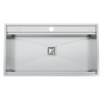 سینک ظرفشویی استیل توکار یک لگنه کمتال مدل A-90 Basic