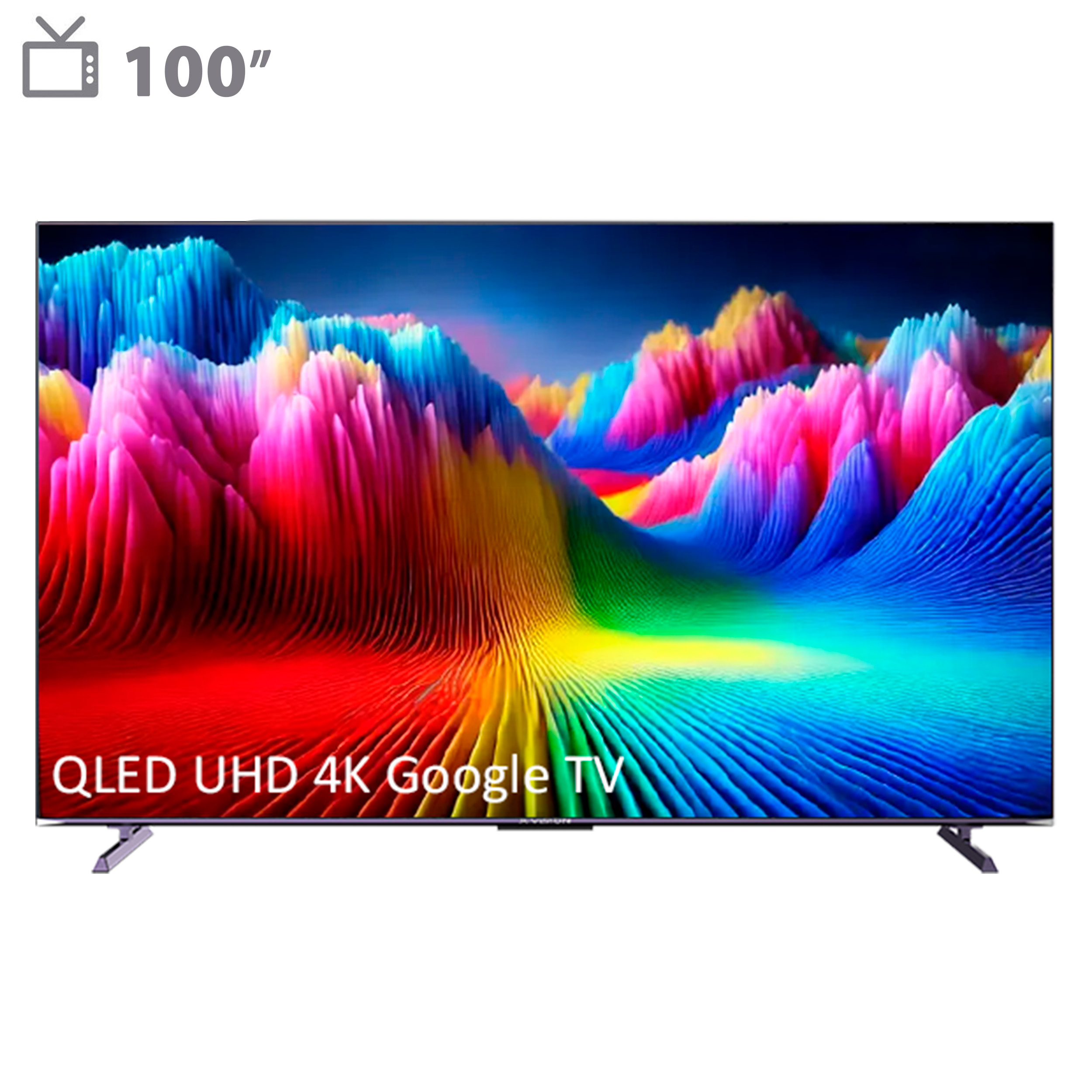 تلویزیون 100 اینچ کیو ال ای دی هوشمند ایکس ویژن مدل 100X25
