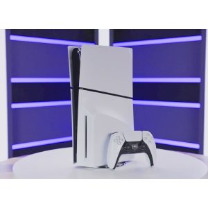 کنسول بازی سونی مدل PlayStation 5 Slim ظرفیت یک ترابایت ریجن 2016A اروپا به همراه دسته اضافی و پایه شارژر