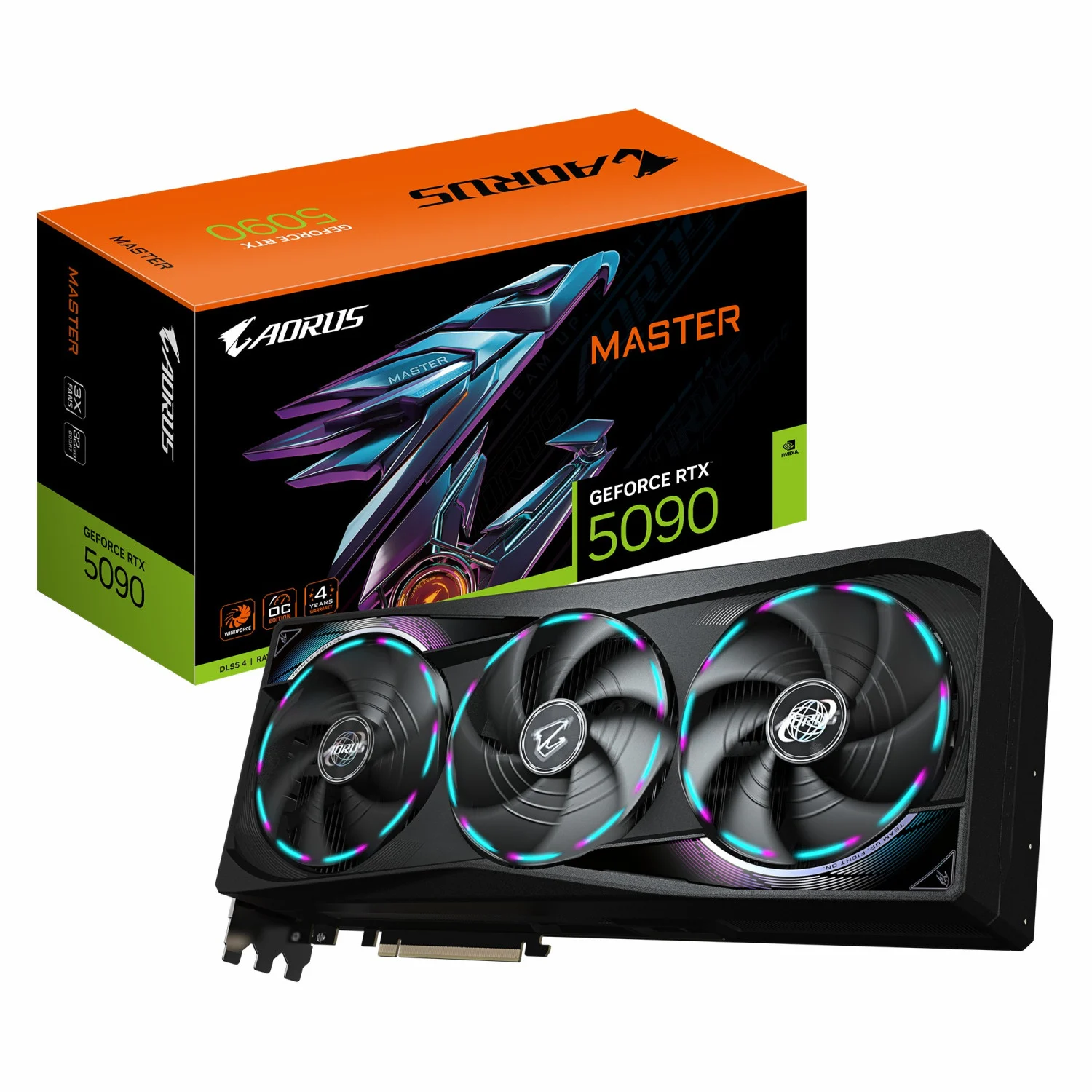 45ec4af85eda17b067ad8be753b97564ebd23e57_1751449682 کارت گرافیک مبتنی بر NVIDIA گیگابایت آروس مدل RTX 5090 Master 32G - Image 1
