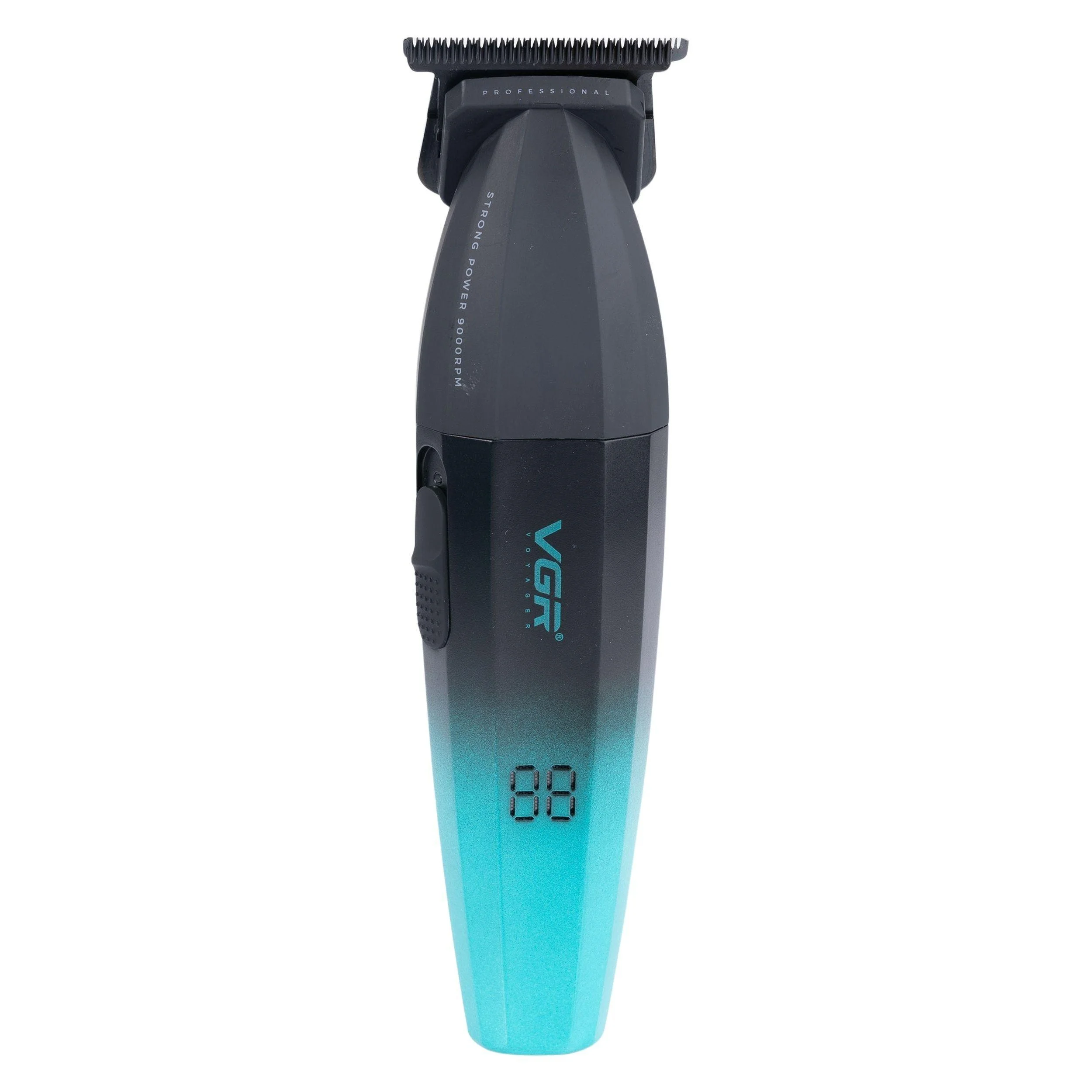 970dfa4f16b4855bbdc3e42b6b534500b2ad924b_1754254508 ماشین اصلاح موی سر و صورت وی جی آر مدل V-906 با تیغه سرامیکی پوشش DLC، موتور 9000 دور در دقیقه، باتری 2000 میلیآمپر ساعت با 240 دقیقه عمر شارژ، صفحه نمایش LED، طراحی ارگونومیک و مقاوم، قابلیت صفرزن، خط زن و حجم زن - Image 1