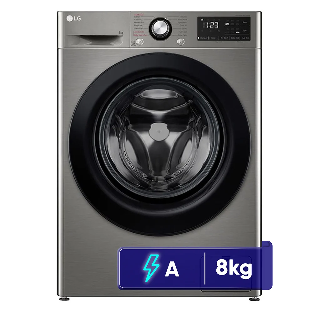 e360c36a67525015df12aa57449aed2ec7605989_1780319925 ماشین لباسشویی 8 کیلوگرم اتوماتیک ال جی مدل F4R3TYG6P - Image 1