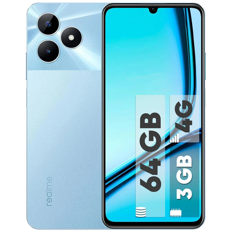 گوشی موبایل ریلمی مدل Note 50 دو سیم کارت ظرفیت 64 گیگابایت و رم 3 گیگابایت گوشی موبایل ریلمی مدل Note 50 دو سیم کارت ظرفیت 64 گیگابایت و رم 3 گیگابایت - Image 1