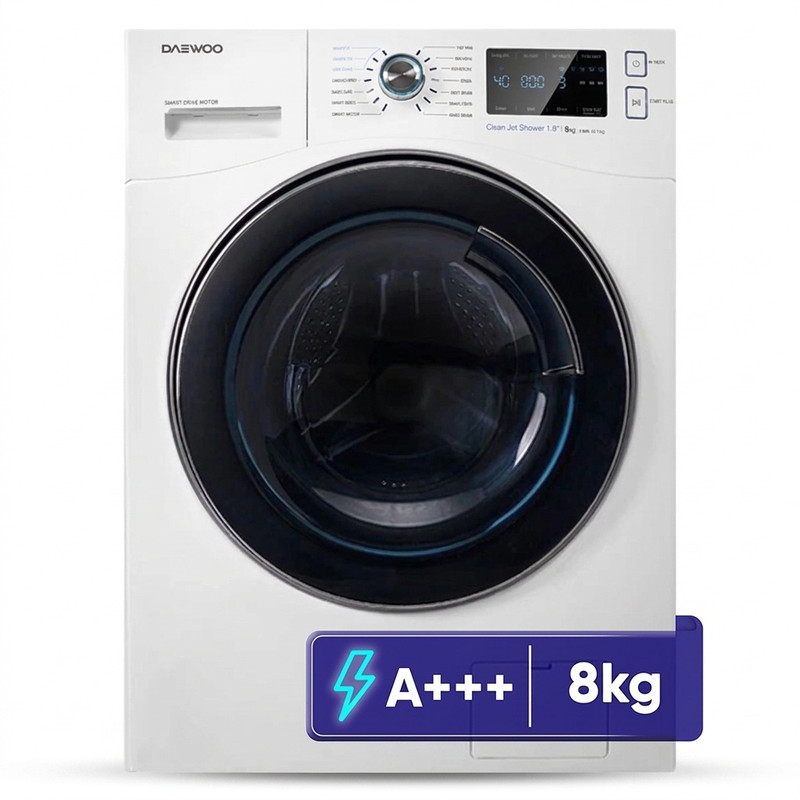 ماشین لباسشویی 8 کیلوگرم اتوماتیک دوو مدل LM-881W ماشین لباسشویی 8 کیلوگرم اتوماتیک دوو مدل LM-881W - Image 1