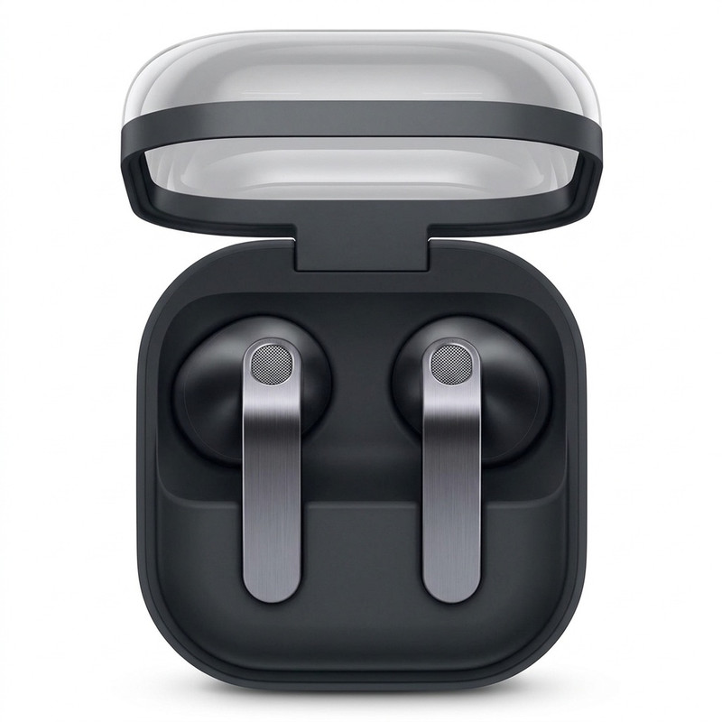 هدفون بلوتوثی سامسونگ Galaxy Buds 4 با نویز کنسلینگ فعال و میکروفون سهگانه، درایور 11 میلیمتری، اتصال همزمان به چند دستگاه، صدای 360 درجه و Hi-Fi 24 بیت، شارژدهی تا 30 ساعت هدفون بلوتوثی سامسونگ Galaxy Buds 4 با نویز کنسلینگ فعال و میکروفون سهگانه، درایور 11 میلیمتری، اتصال همزمان به چند دستگاه، صدای 360 درجه و Hi-Fi 24 بیت، شارژدهی تا 30 ساعت - Image 1