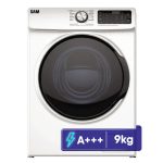 ماشین لباسشویی 9 کیلوگرم اتوماتیک سام مدل DD-P1480/W